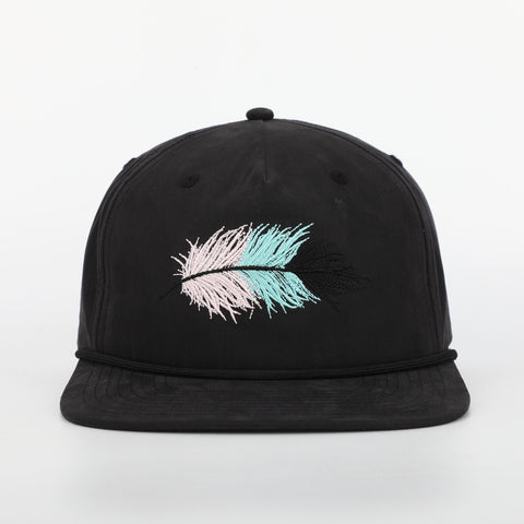 The Feather Rope Hat | Black